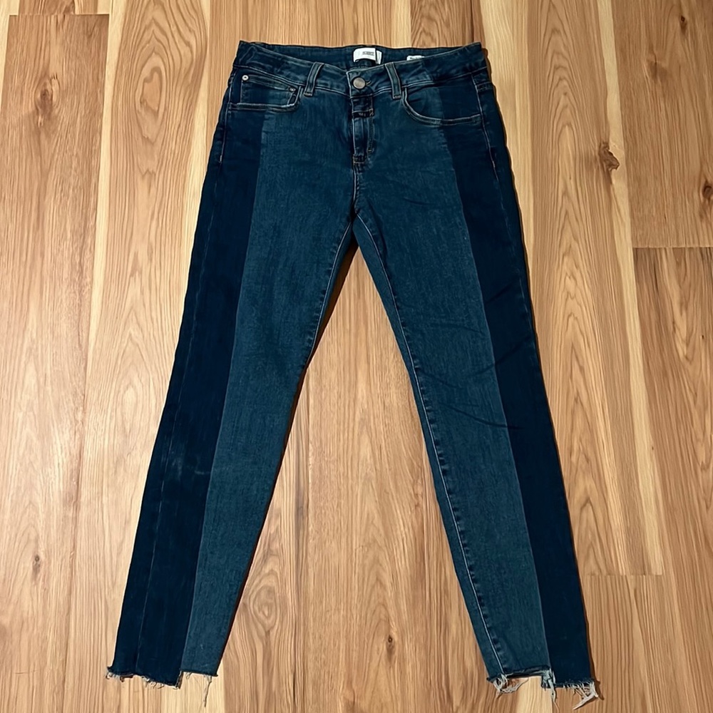 Size 29 - Closed baker jeans split dyed mid rise straight leg jeans, never worn!